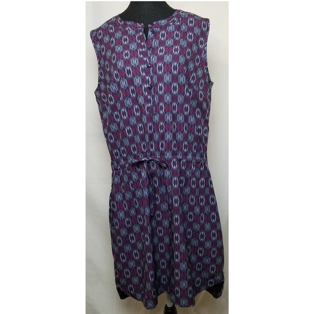Gerry Weber Purple and Blue Sleeveless Mini Dress
(Bin 7)